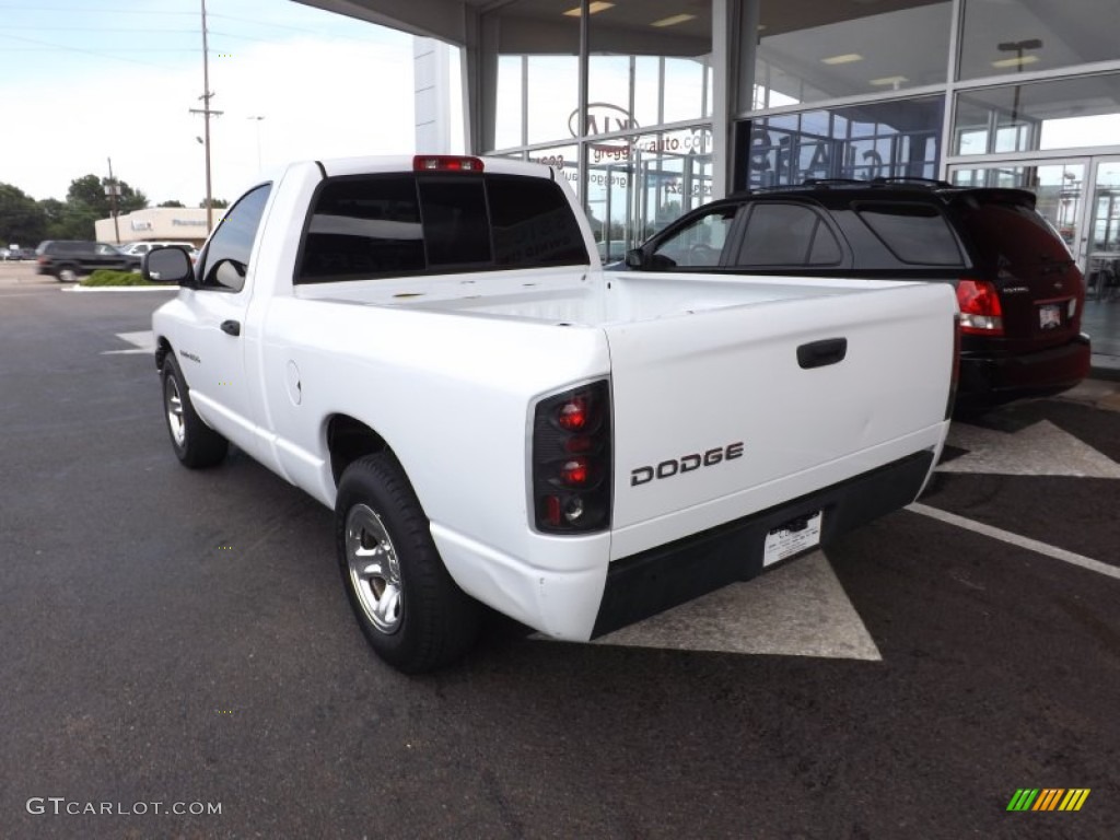 2002 Ram 1500 ST Regular Cab - Bright White / Dark Slate Gray photo #3