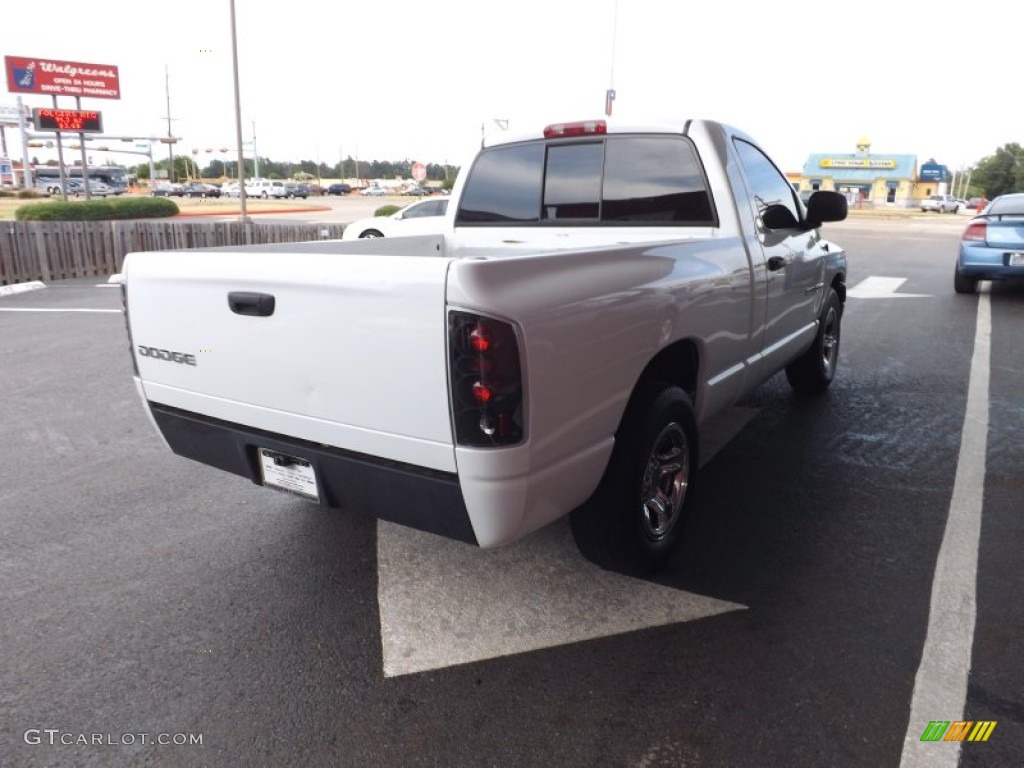 2002 Ram 1500 ST Regular Cab - Bright White / Dark Slate Gray photo #5