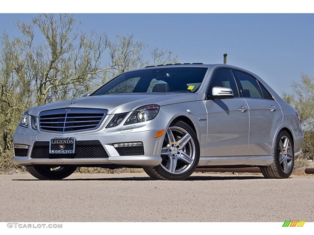 2010 E 63 AMG Sedan - Iridium Silver Metallic / Black photo #1