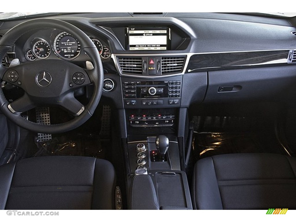 2010 Mercedes-Benz E 63 AMG Sedan Black Dashboard Photo #66092841