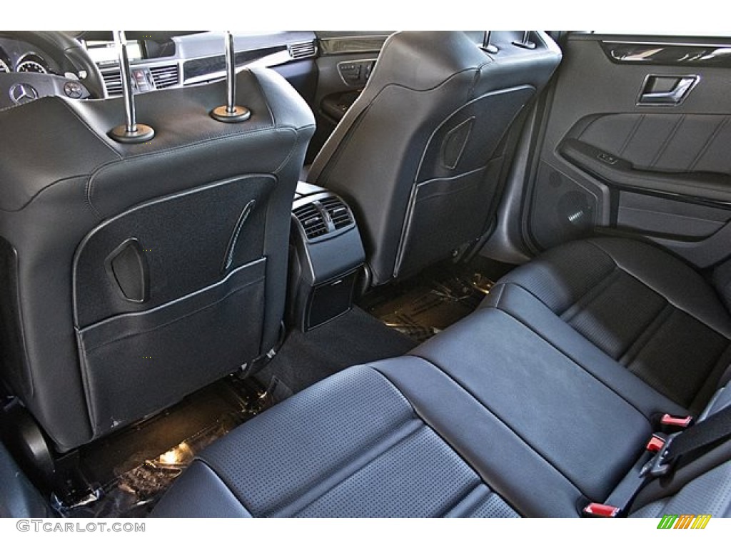 Black Interior 2010 Mercedes-Benz E 63 AMG Sedan Photo #66092862