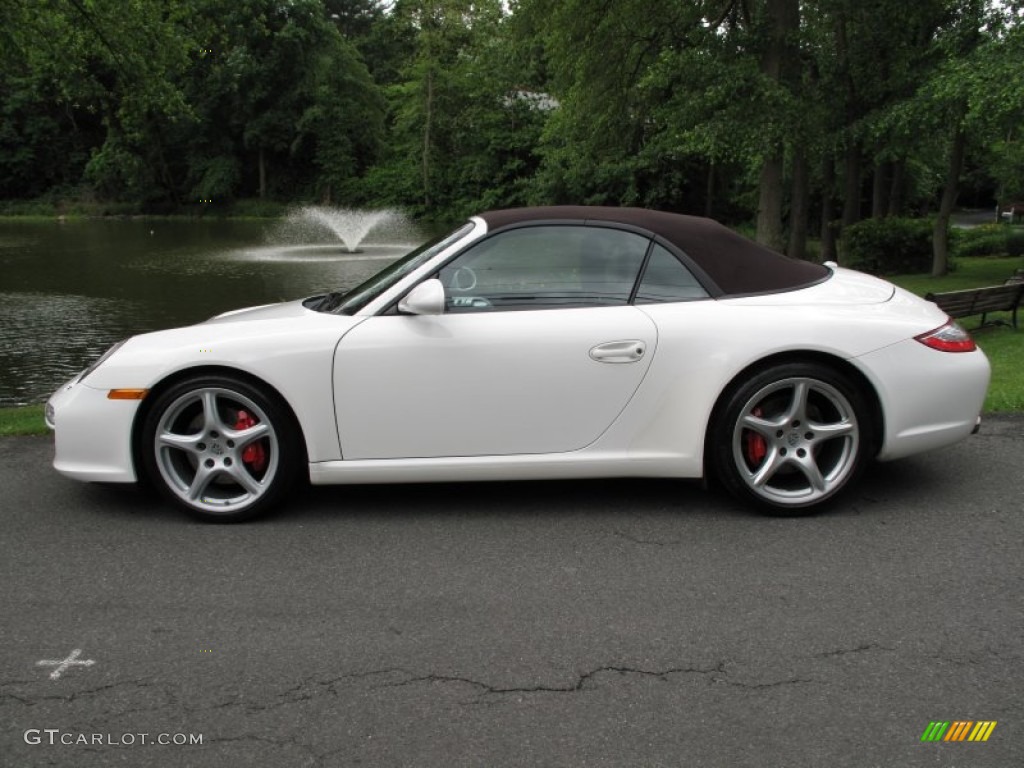 Carrara White 2011 Porsche 911 Carrera S Cabriolet Exterior Photo #66092886