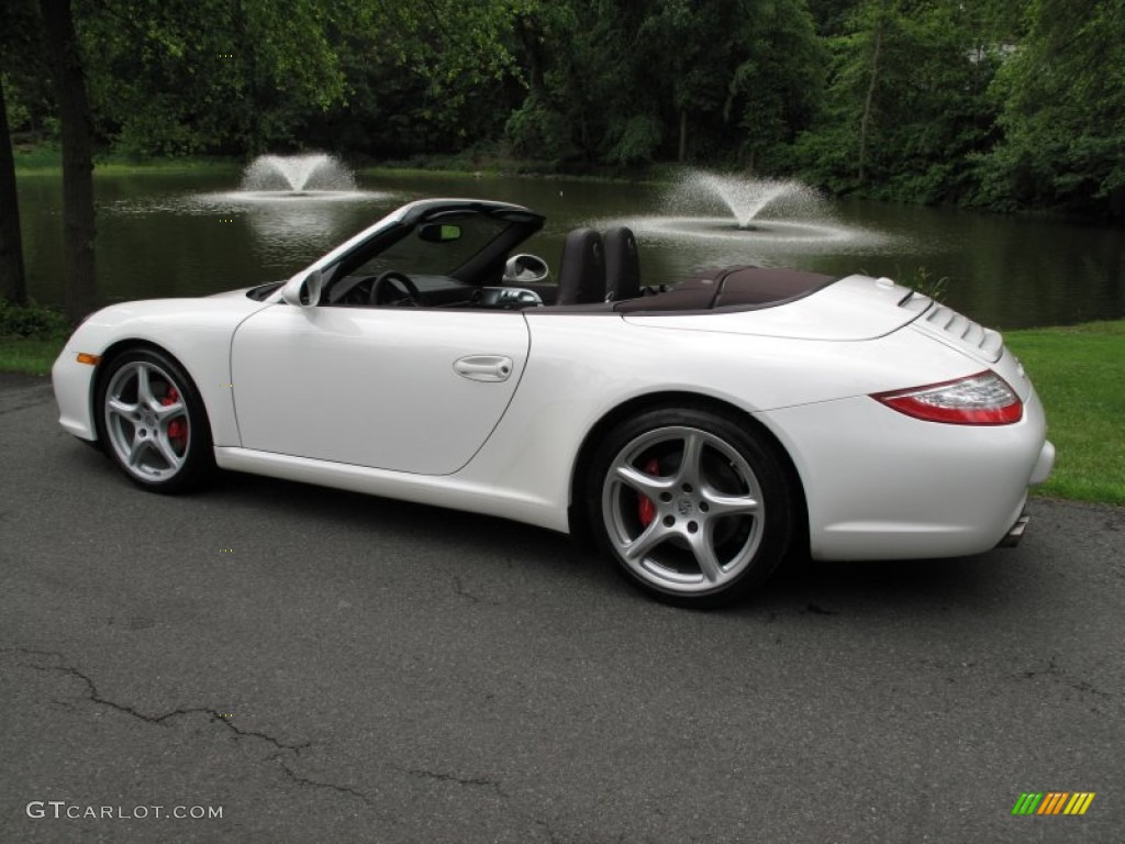 Carrara White 2011 Porsche 911 Carrera S Cabriolet Exterior Photo #66092934