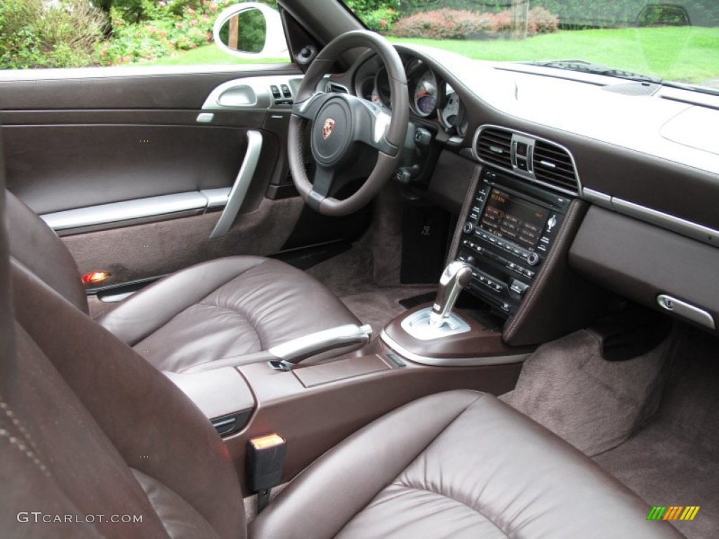 Cocoa Interior 2011 Porsche 911 Carrera S Cabriolet Photo #66092973