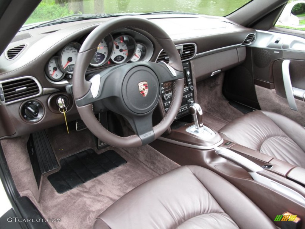 Cocoa Interior 2011 Porsche 911 Carrera S Cabriolet Photo #66092991