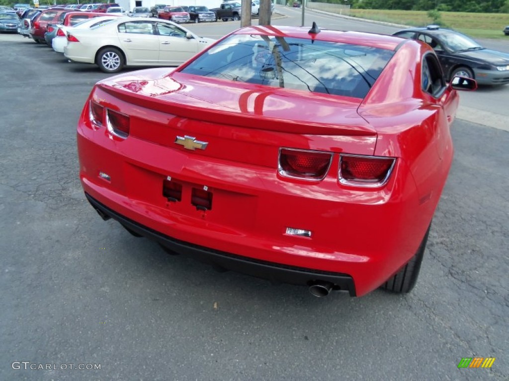 2012 Camaro LS Coupe - Victory Red / Black photo #8