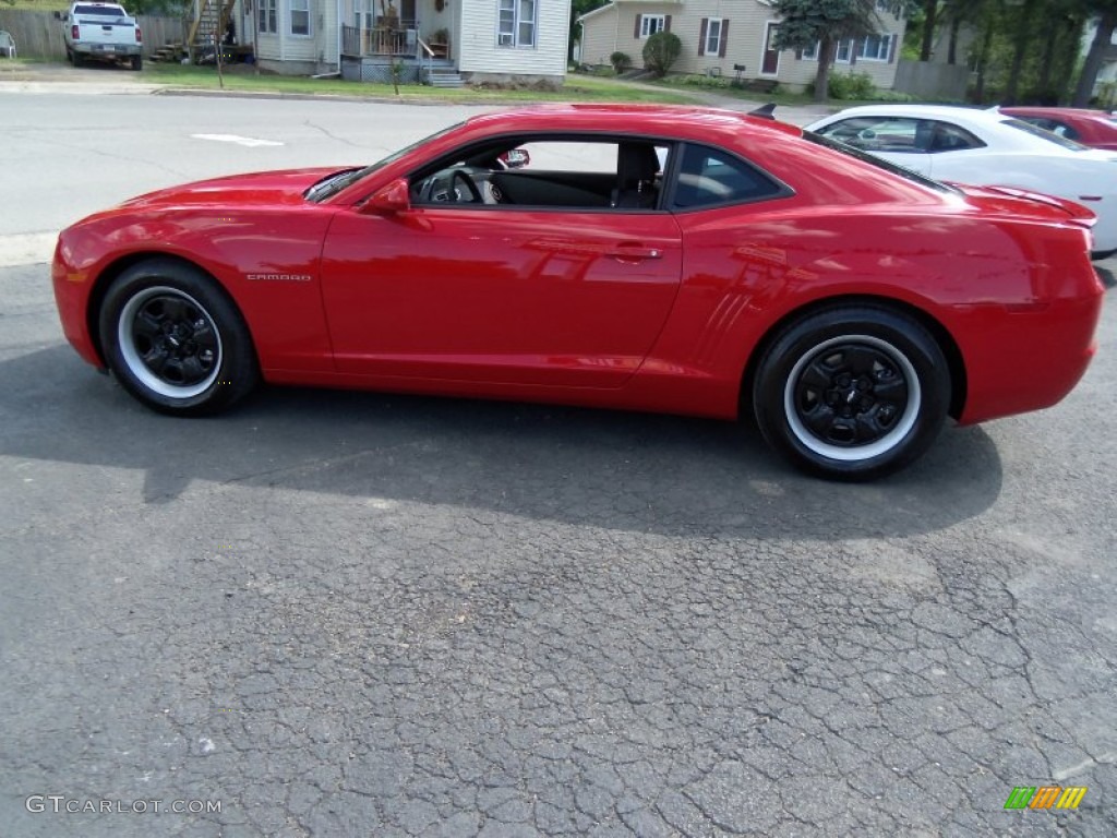 2012 Camaro LS Coupe - Victory Red / Black photo #11