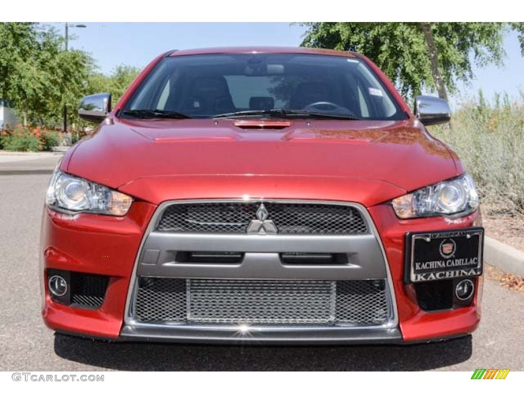 2010 Lancer Evolution MR Touring - Rotor Glow Orange Metallic / Black Full Leather photo #7