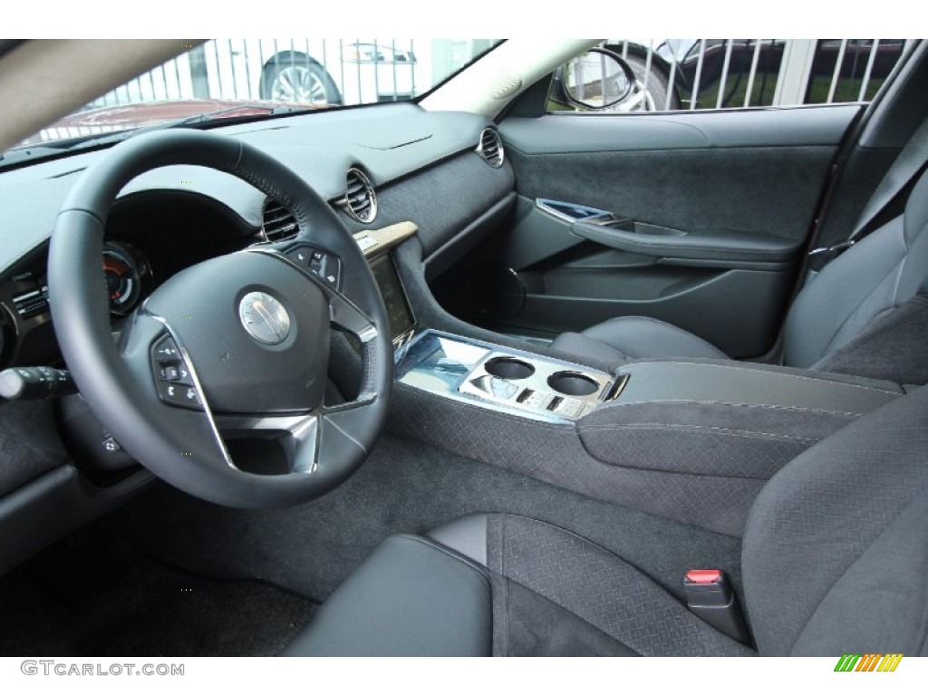 Black Onyx Monotone Interior 2012 Fisker Karma EcoSport Photo #66094866