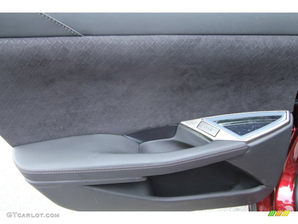 2012 Fisker Karma EcoSport Black Onyx Monotone Door Panel Photo #66094881