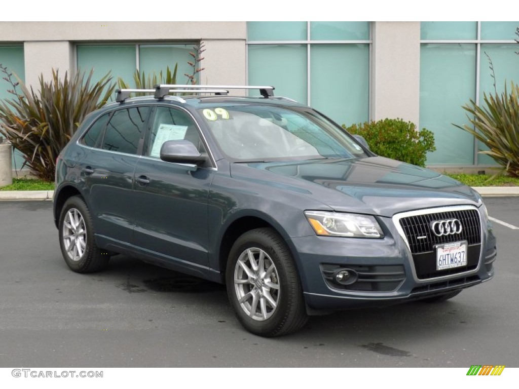 2009 Q5 3.2 Premium quattro - Meteor Gray Pearl Effect / Black photo #1