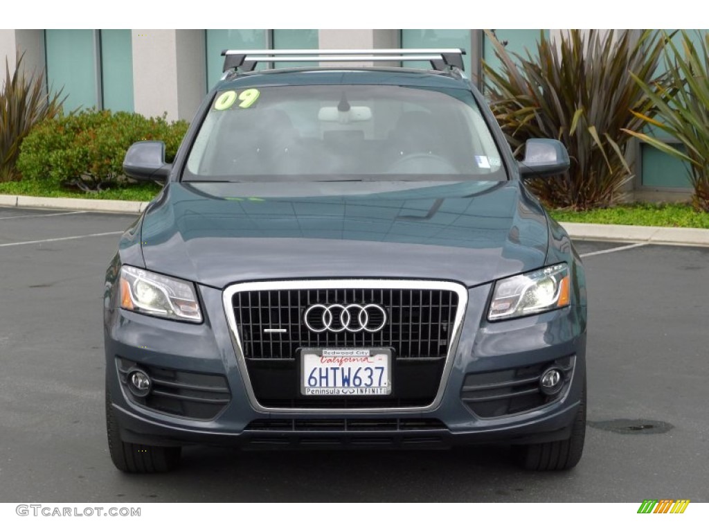 2009 Q5 3.2 Premium quattro - Meteor Gray Pearl Effect / Black photo #2
