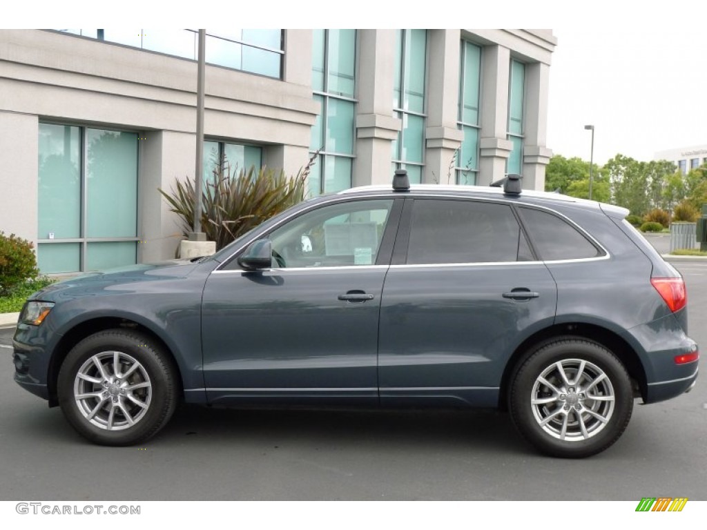 2009 Q5 3.2 Premium quattro - Meteor Gray Pearl Effect / Black photo #4