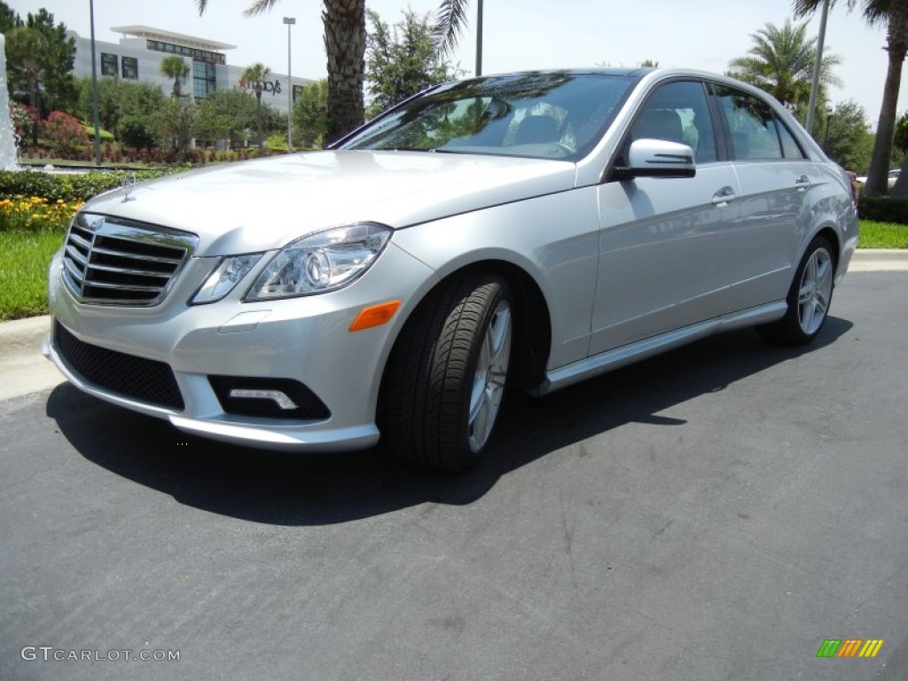 Iridium Silver Metallic 2011 Mercedes-Benz E 350 Sedan Exterior Photo #66095244