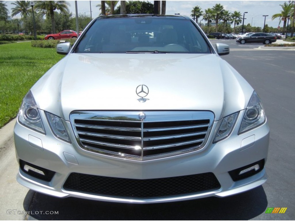 Iridium Silver Metallic 2011 Mercedes-Benz E 350 Sedan Exterior Photo #66095253