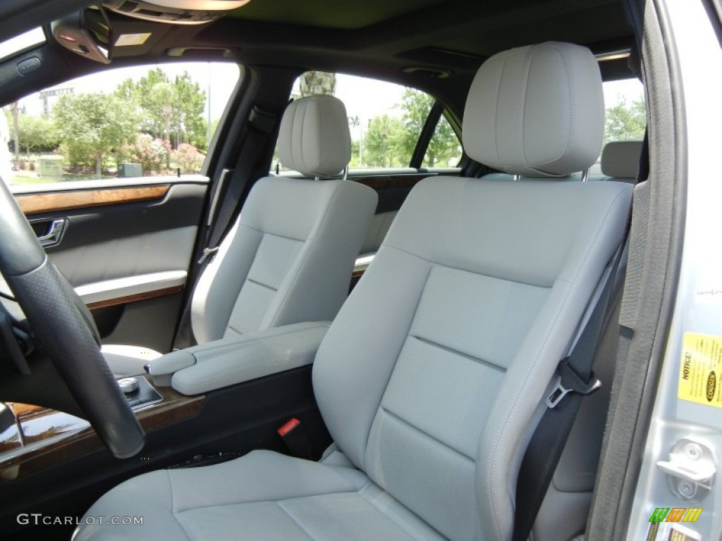 Ash/Black Interior 2011 Mercedes-Benz E 350 Sedan Photo #66095334