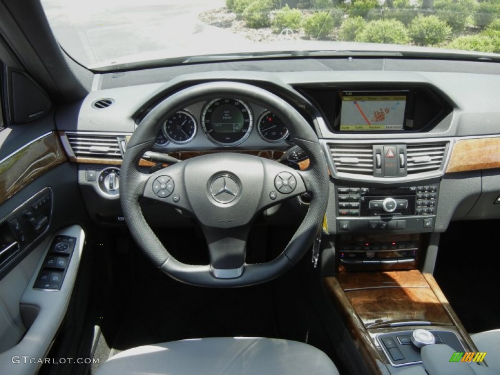 2011 Mercedes-Benz E 350 Sedan Ash/Black Dashboard Photo #66095391