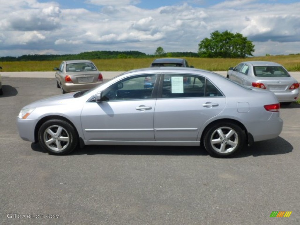 2003 Accord EX-L Sedan - Satin Silver Metallic / Black photo #4