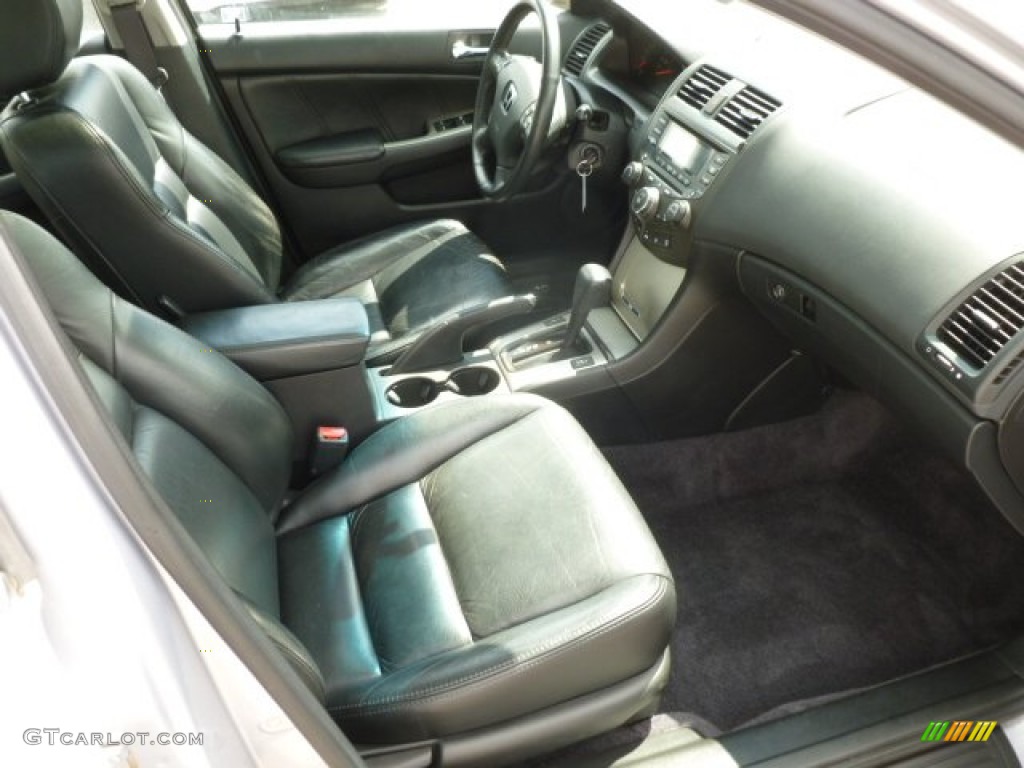 2003 Accord EX-L Sedan - Satin Silver Metallic / Black photo #10