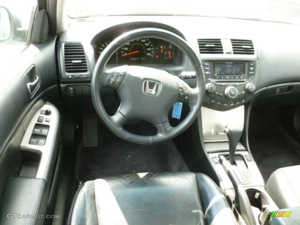 2003 Accord EX-L Sedan - Satin Silver Metallic / Black photo #15