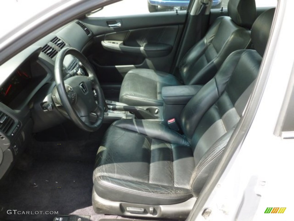 2003 Accord EX-L Sedan - Satin Silver Metallic / Black photo #16