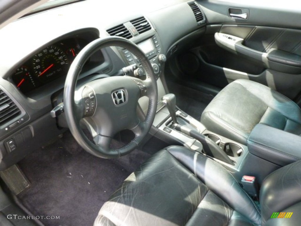 2003 Accord EX-L Sedan - Satin Silver Metallic / Black photo #17