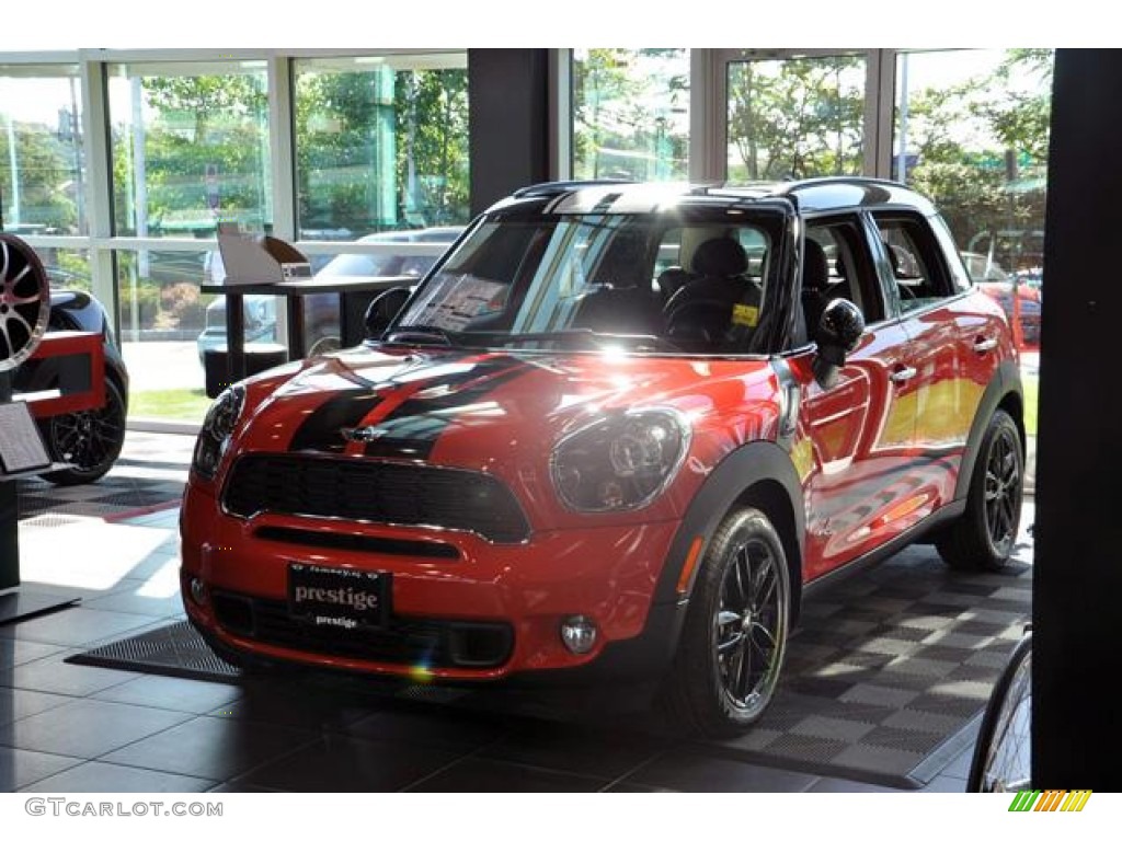 2012 Cooper S Countryman All4 AWD - Pure Red / Carbon Black photo #1