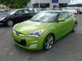 2012 Electrolyte Green Hyundai Veloster   photo #3