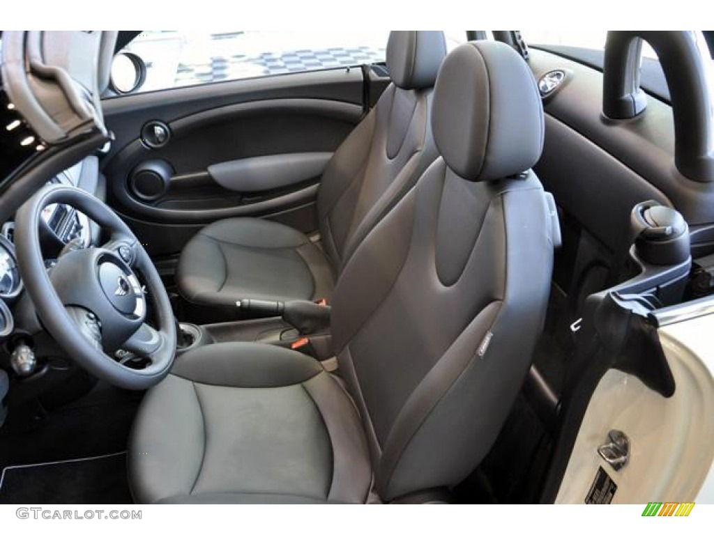 Carbon Black Interior 2012 Mini Cooper Roadster Photo #66096156