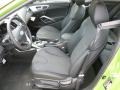2012 Hyundai Veloster Black Interior Front Seat Photo