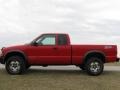 2002 Victory Red Chevrolet S10 LS Extended Cab 4x4  photo #3