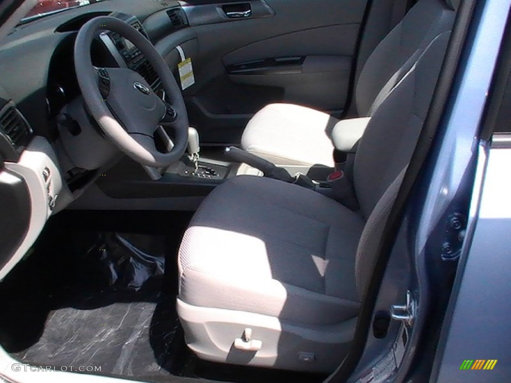 2012 Forester 2.5 X Premium - Ice Blue Metallic / Platinum photo #2