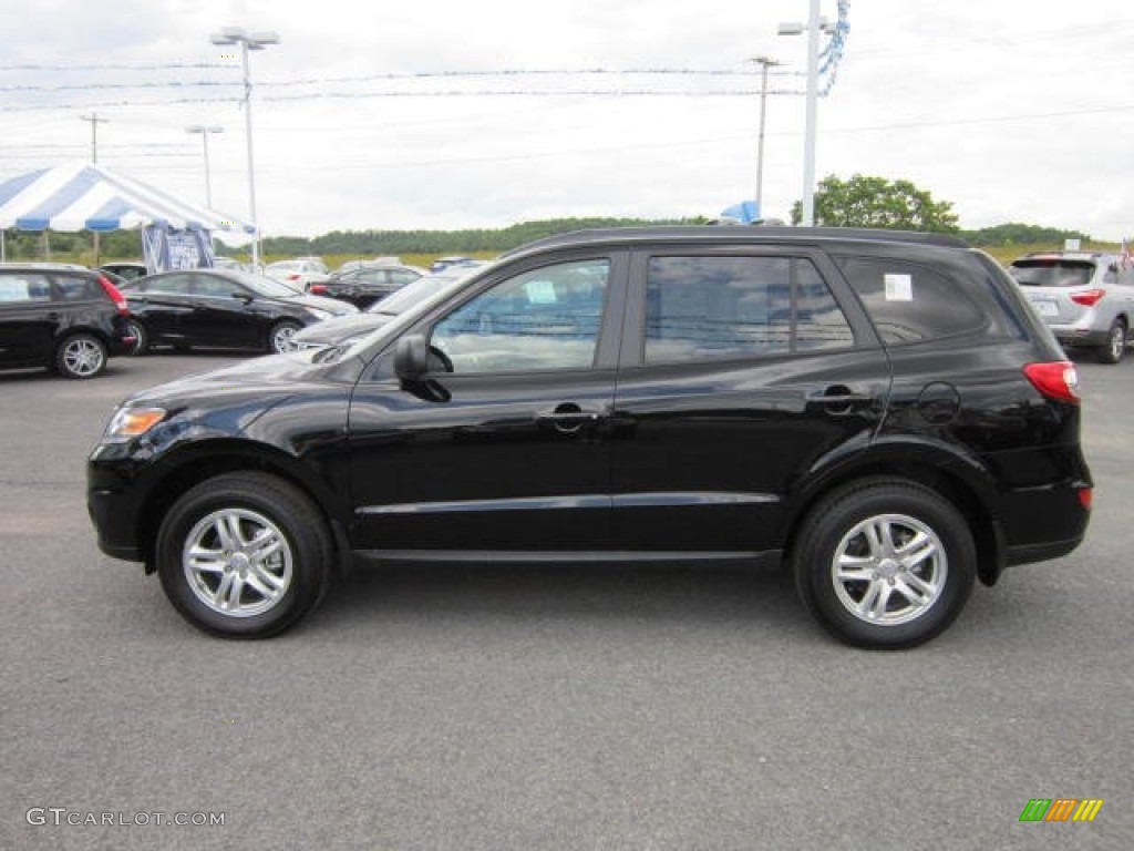 Twilight Black 2012 Hyundai Santa Fe GLS V6 AWD Exterior Photo #66097200