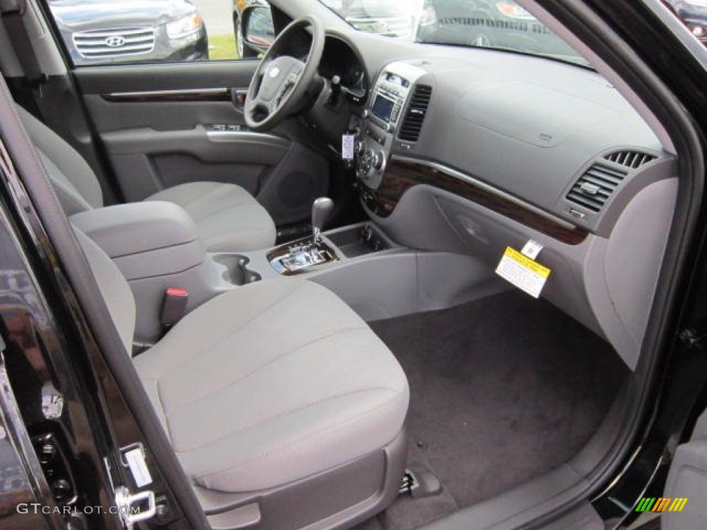 Gray Interior 2012 Hyundai Santa Fe GLS V6 AWD Photo #66097269