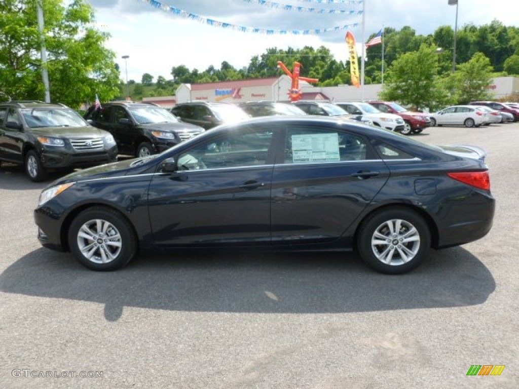 2013 Sonata GLS - Pacific Blue Pearl / Gray photo #5