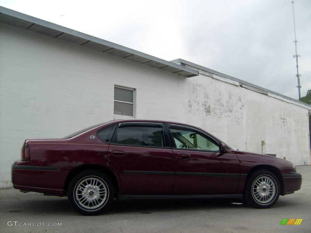 2001 Impala  - Dark Carmine Red Metallic / Neutral photo #2