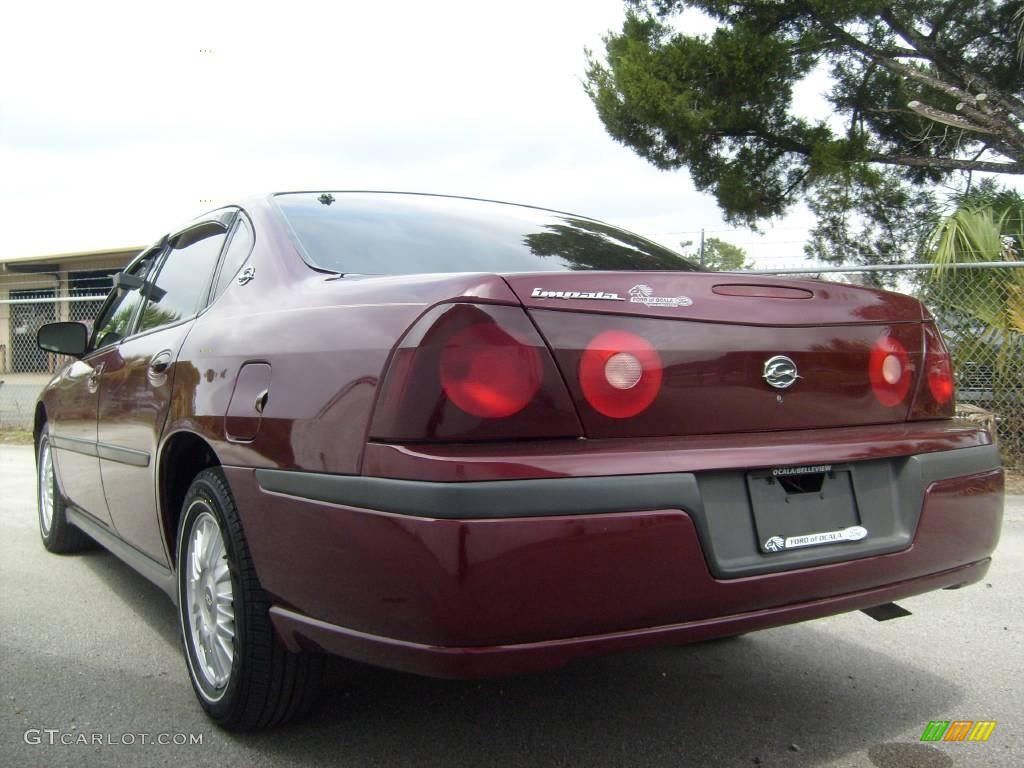 2001 Impala  - Dark Carmine Red Metallic / Neutral photo #5