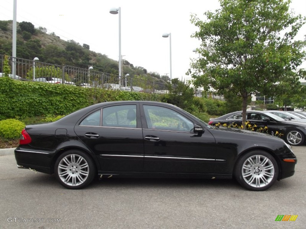 Black 2008 Mercedes-Benz E 350 Sedan Exterior Photo #66098136