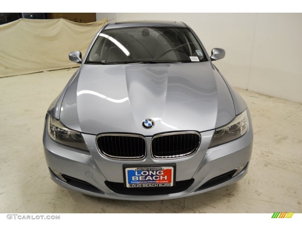 2009 3 Series 328i Sedan - Blue Water Metallic / Grey photo #5