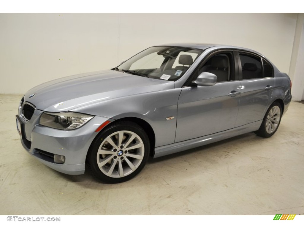 2009 3 Series 328i Sedan - Blue Water Metallic / Grey photo #8