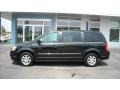 2009 Brilliant Black Crystal Pearl Chrysler Town & Country Touring  photo #2