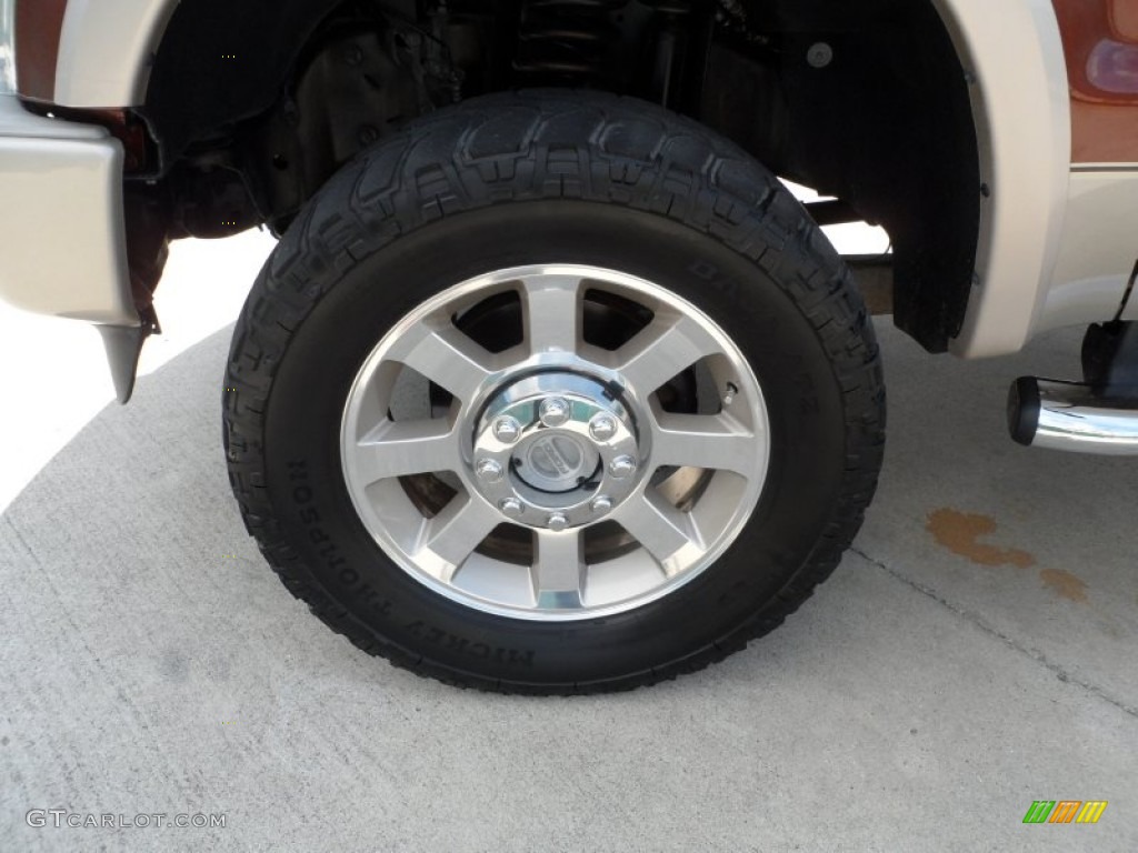 2008 Ford F350 Super Duty King Ranch Crew Cab 4x4 Wheel Photo #66101271