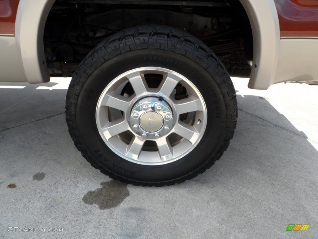 2008 Ford F350 Super Duty King Ranch Crew Cab 4x4 Wheel Photo #66101280