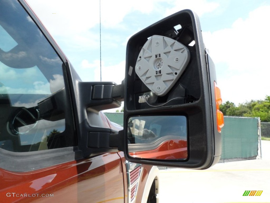 2008 F350 Super Duty King Ranch Crew Cab 4x4 - Dark Copper Metallic / Chaparral Brown photo #18