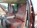 Chaparral Brown Front Seat Photo for 2008 Ford F350 Super Duty #66101508