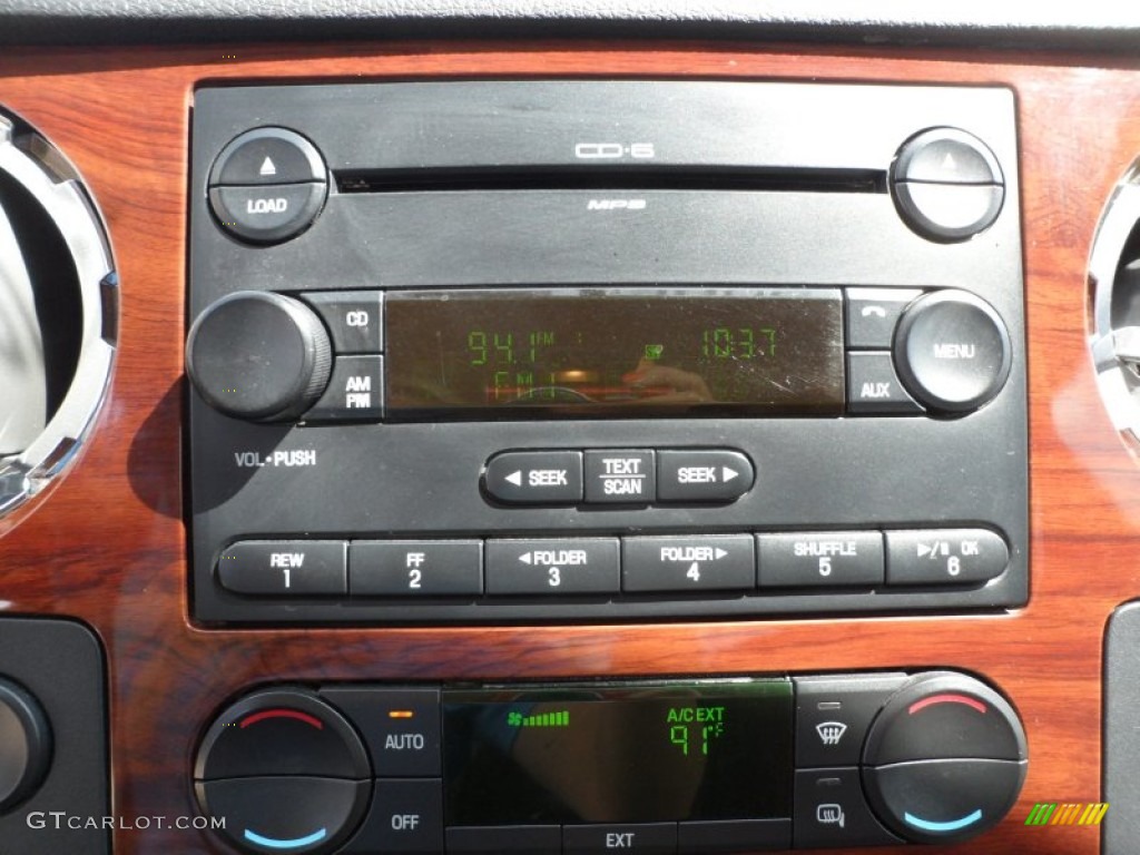 2008 Ford F350 Super Duty King Ranch Crew Cab 4x4 Audio System Photo #66101556