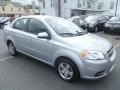 2010 Cosmic Silver Chevrolet Aveo LT Sedan  photo #3