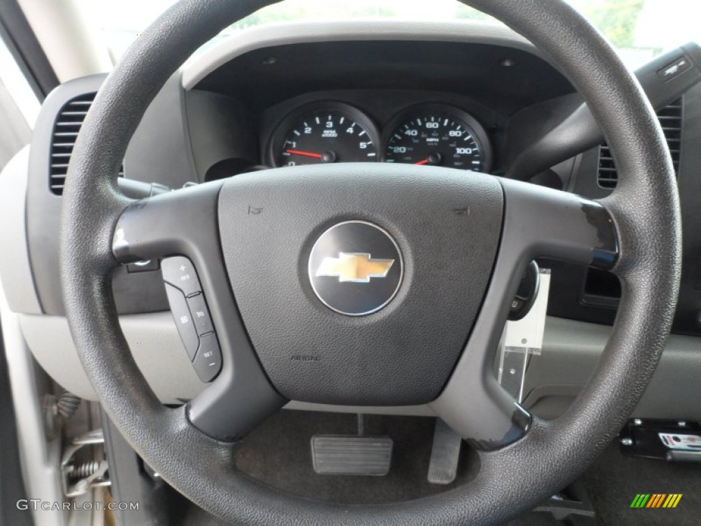 2008 Silverado 1500 LS Crew Cab 4x4 - Silver Birch Metallic / Dark Titanium photo #44