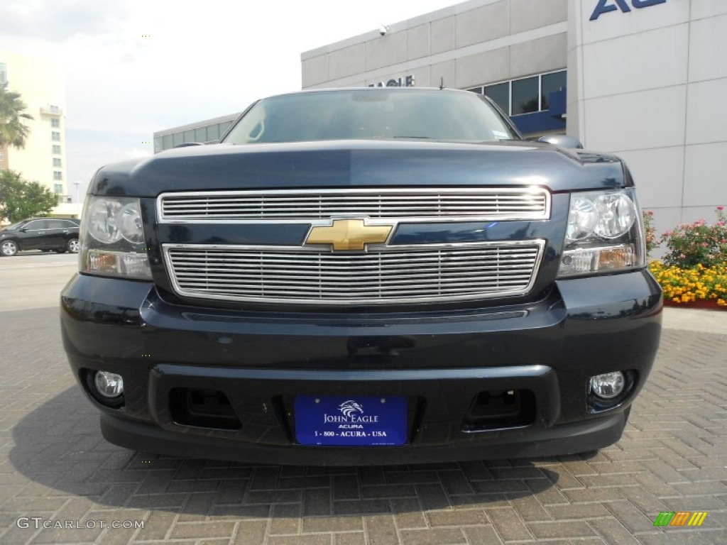 2007 Tahoe LTZ - Dark Blue Metallic / Light Cashmere/Ebony photo #2