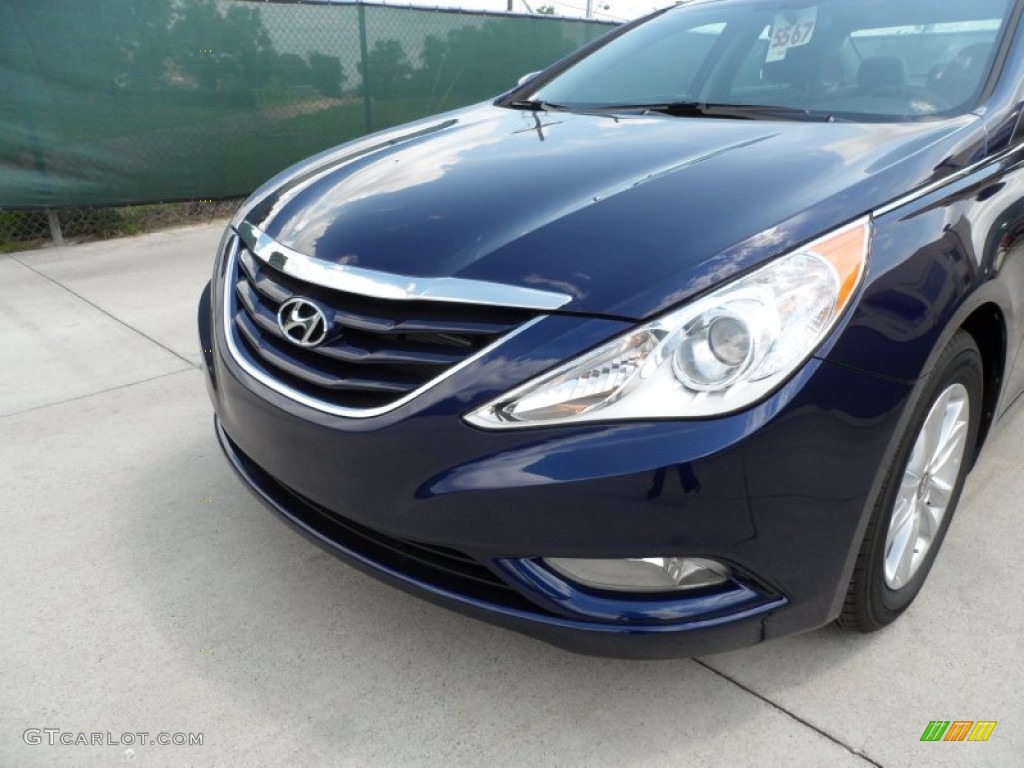 2013 Sonata GLS - Indigo Night Blue / Gray photo #10